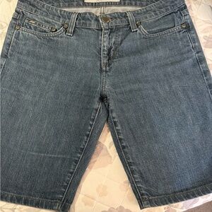 Joe's Jeans Women's Mid-Length Blue Denim Shorts